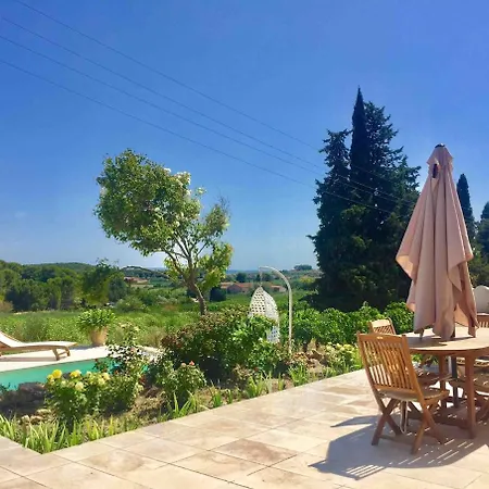 Villa Domaine Au Coeur Des Vignes, Piscine Privee, Nature Et Repos
